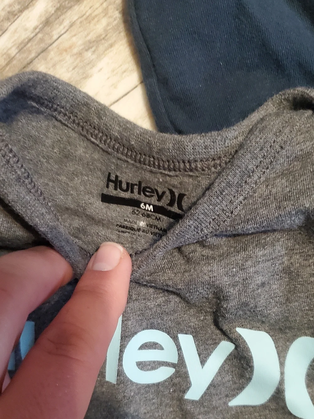 Hurley Baby 3-6 Month Longsleeve Onsies.